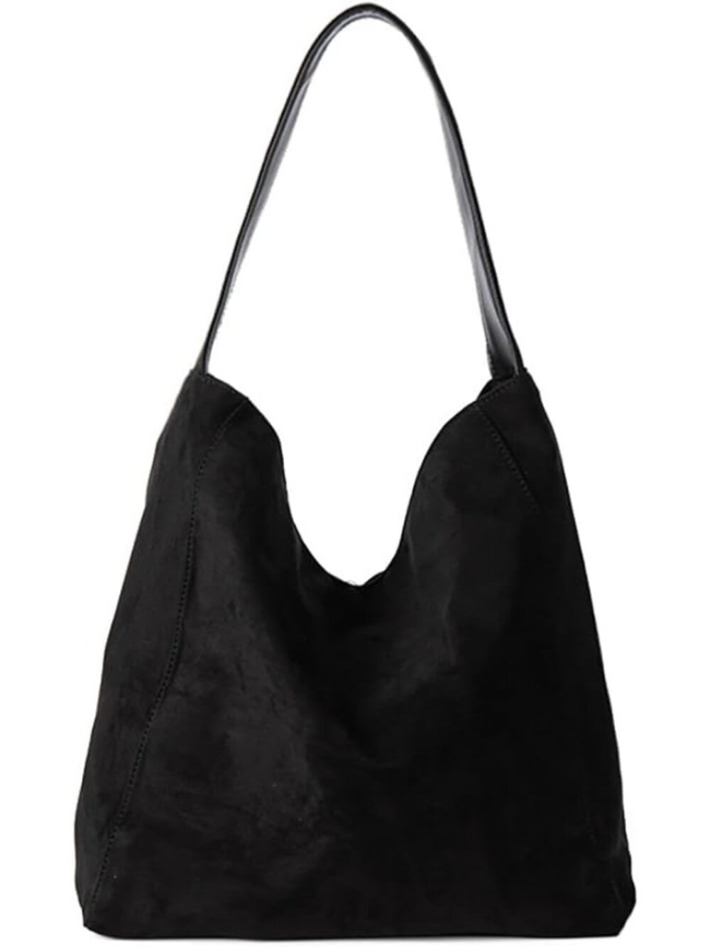Women's Suede Hobo Tote Bag Casual Shoulder Slouchy Bag Stylish Handbag Fall Win